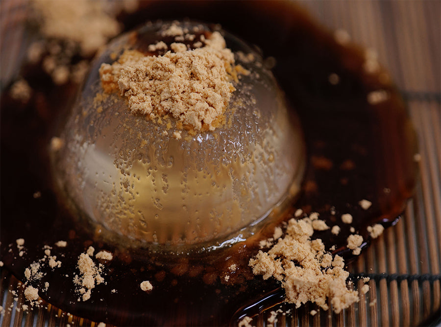 Globule Warabimochi Dessert