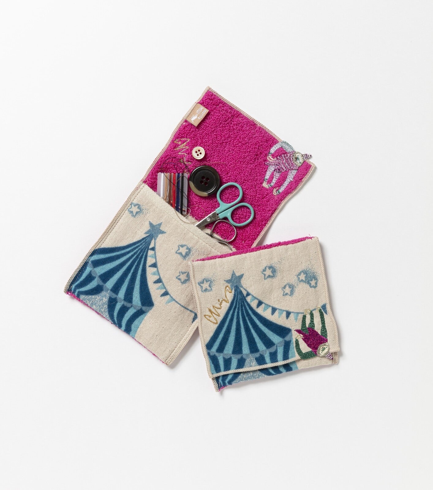 morita MiW gauze handkerchief pouch - The Circus Star, Sloth