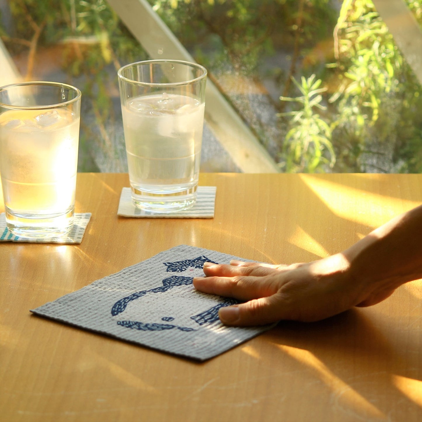 Cat kitchen sponge wipe designed by  kata kata
